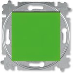 ABB EPJ Levit зелёный / дымчатый чёрный Выключатель 1-клавишный