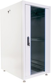 Фото 1/10 Шкаф телекоммуникационный напольный ЭКОНОМ 24U (600 × 600) дверь стекло, дверь металл