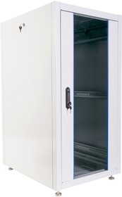 Фото 1/10 Шкаф телекоммуникационный напольный ЭКОНОМ 24U (600 х 1000) дверь стекло, дверь металл