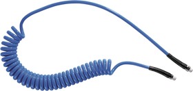 PUS 56, 6m, Polyurethane Recoil Hose, with R 1/4 connector