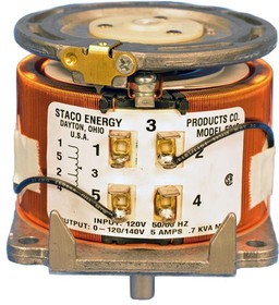 501C, Industrial Control Transformers Single, 5A, Manual 0-120Vin/140Vout