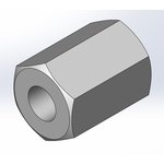 F1066SN / 1731120653, F1066 Series Standoff Nut For Use With D-Sub Connector