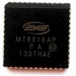 Фото 1/3 MT8816AP1, Микросхема сборка аналоговых ключей (PLCC-44)