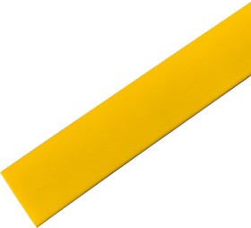 Фото 1/3 21-9002, Трубка термоусаживаемая ТУТ нг 19,0/9,5мм, желтая, упаковка 10 шт. по 1м