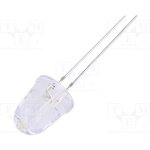 OSW44PA201A, LED; 10mm; white; 8°; Front: convex; 2.9?3.4V; No.of term: 2; 102mW