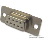 SDE9S, CONNECTOR, D SUB, RECEPTACLE, SOLDER, 9P