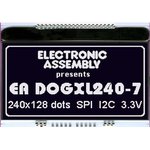 EA DOGXL240S-7, Дисплей: LCD, графический, 240x128, FSTN Negative, черный, PIN: 20