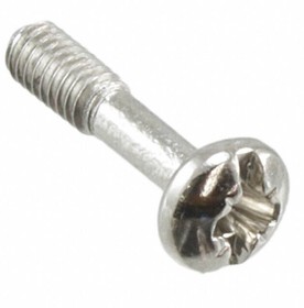 21100748, Collar screw - Cross Recess - M2.5x11 - Steel Nickel Plated