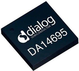 DA14695-00000HQ2, Microcontroller Application Specific DA1469x Series, ARM Cortex-M33F, 32bit/512Byte, 96MHz, VFBGA-86