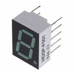 HDSP-F501, Дисплей LED, 7-сегментный, 10мм, зеленый, 1,03-3,5мкд, анод, 0,4"