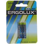 LR03 BL-2, Батарейка AAA LR03 1.5V блистер 2шт. (цена за 1шт.) Alkaline ERGOLUX
