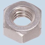 M3, Plain Stainless Steel Hex Nut, M3