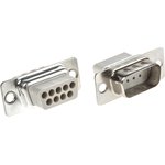 DBC09SP-NW, MHD 9 Way Cable Mount D-sub Connector Plug, 2.77mm Pitch