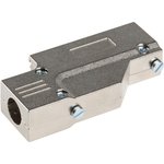 MHDCMR25-K, MHDCMR Series Zinc Right Angle D Sub Backshell, 25 Way, Strain Relief