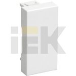 CKK-40D-Z01-K01, Заглушка цвет белый на 1 модуль IEK Праймер CKK-40D-Z01-K01