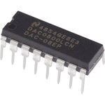 DAC0800LCN/NOPB, DAC 8 bit- ±1LSB Parallel, 16-Pin MDIP
