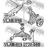 Опора шаровая VOLVO S60S/80 2720-S60