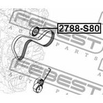 Ролик обводной приводного ремня (компл) VOLVO S60 II 10- /S80 II 06- /XC60/XC70 ...