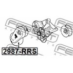 Ролик натяжной ПОДХОДИТ ДЛЯ Land Rover RANGE ROVER SPORT 2005-2009 2987-RRS