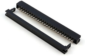 IDC2-50F (DS1017-50-N), Розетка 2.0мм на шлейф 50 pin без фиксатора кабеля