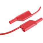 934087101, Test lead, 32A, 1000V ac/dc, Red, 500mm Lead Length