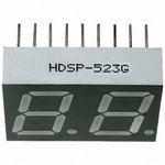 HDSP-523G, LED Displays & Accessories Green 571nm 0.56in 7 Segment