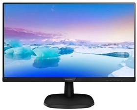 Фото 1/10 LCD PHILIPS 27" 273V7QDAB (00/01) черный {IPS LED 1920x1080 75Hz 5ms 8bit(6bit+FRC) 16:9 250cd 178/178 1xDVI 1xHDMI1.4 1xD-Sub 2x2W AudioOut