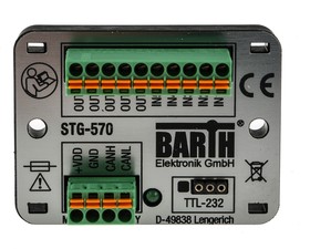 Фото 1/4 0850-0570, lococube mini-PLC Series PLC I/O Module for Use with STG-570, 7 → 32 V dc Supply, Digital Output, 5-Input