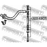 3223-ESCF, 3223ESCF_тяга стабилизатора перед.!\Cadillac Escalade 02-06 ...