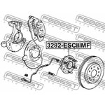 3282-ESCIIIMF, 3282-ESCIIIMF_к-кт подшипника ступицы передней ...