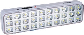 Фото 1/3 Светодиодный аварийный светильник СБА 1098-30AC/DC, 30 LED, 1.2Ah, lithium battery, AC/DC 4690612029498