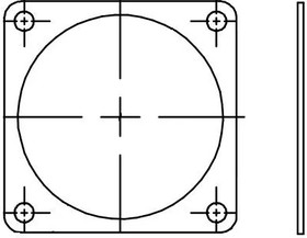 930-001C04, Circular MIL Spec Tools, Hardware & Accessories GSKT FLANGE MT RCPT CON CONDUCTIVE-METEX