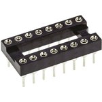 W30516TTRC, 2.54mm Pitch Vertical 16 Way, Through Hole Turned Pin Open Frame IC ...