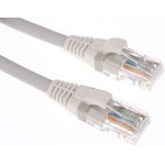 GPCPCU010-888HB, Grey LSZH Cat5e Cable U/UTP, 1m Male RJ45/Male RJ45