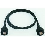 ENV3115M050, Black PUR Cat5e Cable F/UTP, 5m Male RJ45/Male RJ45