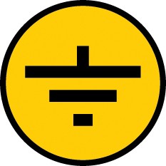 Photo 1/6 YPC20-ZAZEM-1-096, Symbol "Grounding" 30x30 IEC