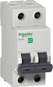 Фото 1/5 Schneider Electric EASY 9 Автоматический выключатель 2P 6A (B)