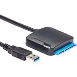 Кабель адаптер USB3.0 ---SATA III 2.5/3,5+SSD, VCOM  CU816