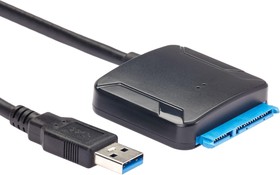Фото 1/10 Кабель адаптер USB3.0 ---SATA III 2.5/3,5+SSD, VCOM  CU816