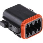 DT068SA-CE10, DT Automotive Connector Plug 8 Way, Crimp Termination