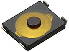 Фото 1/2 EVPAF7B65, Black Push Plate Tactile Switch, SPST 20 mA @ 15 V dc 0.65 (Dia.)mm Surface Mount