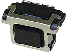 Фото 1/4 EVPAEDB2A, Black Push Plate Tactile Switch, SPST 20 mA @ 15 V dc 2.2mm Edge Mount