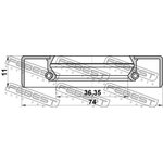 95GDS-39741111R, Сальник привода 39x74x11, TOYOTA CRESTA GX90,JZX9#,LX90,SX90 ...