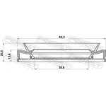 95HES-38821420X, Сальник NISSAN PATHFINDER R51M 2005.01-2014.11 [EL] привода ...