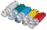586-2403-105F, LED Replacement Lamps - Based LEDs Yellow, 592nm 1275mcd, 15mA