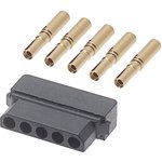 M80-8980505, Datamate Connector Kit Containing 5 way SIL Female Shell, Crimps