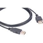 Kramer C-USB/AAE-3, Кабель USB-A 2.0 вилка-розетка, 0,9 м