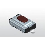 TMG-325R-V-T/R, 3.7mm 2.5mm Round Button 50mA Brick nogging 6mm SPST 12V ...