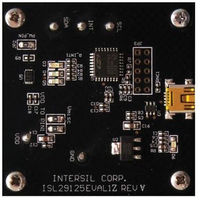 ISL29125EVAL1Z, Evaluation Board, ISL29125 RGB Sensor, IR Blocking Filter, I2C, SMBus
