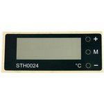 Лицевая панель плёночная для STH0024, Лицевая панель черная для встраиваемых термостатов STH0024